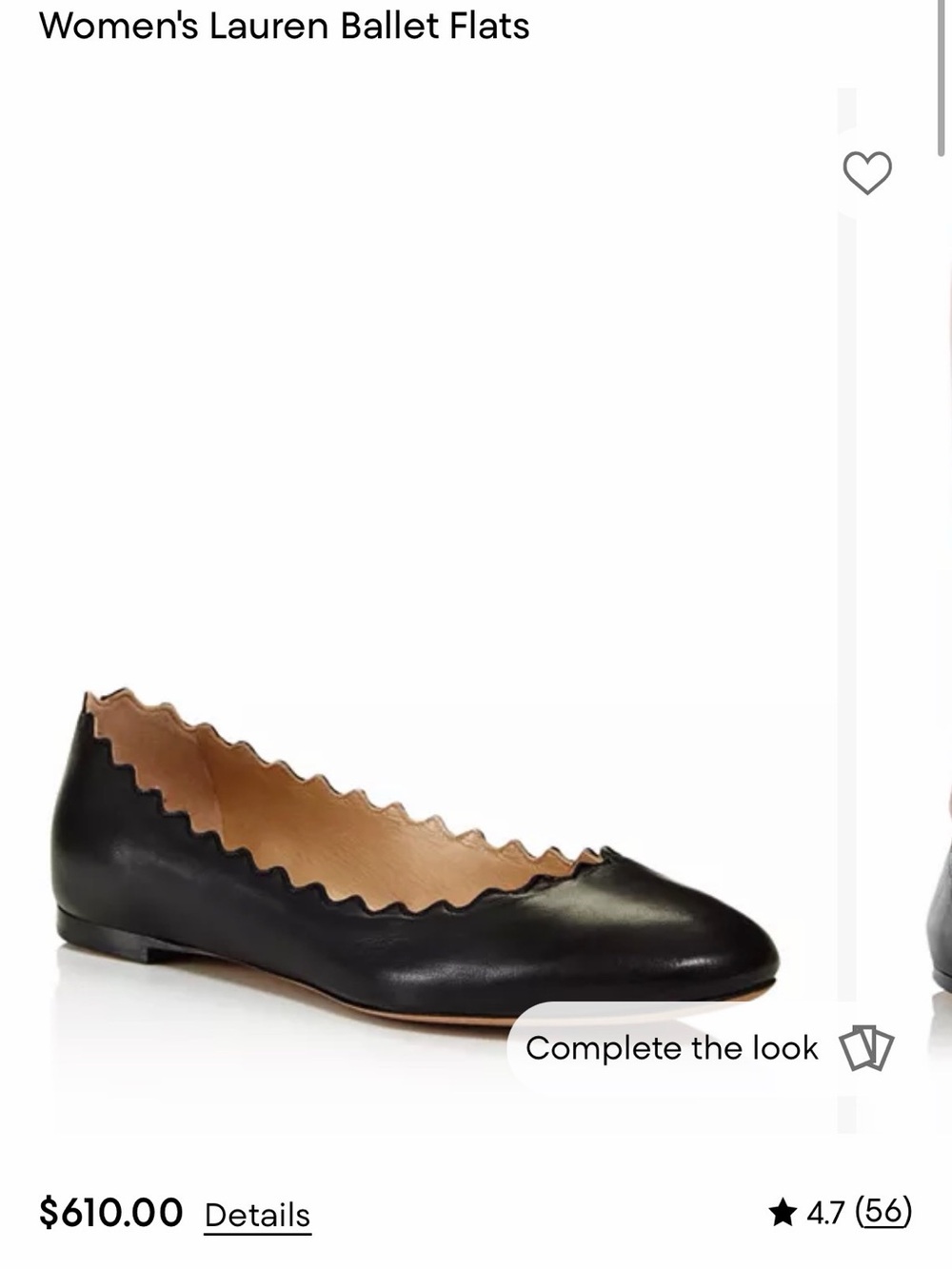 Chloe Lauren Ballet Flats - Black 39